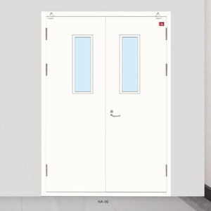 Steel insulated fire doors