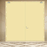 Steel insulated fire doors