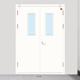 Steel insulated fire doors